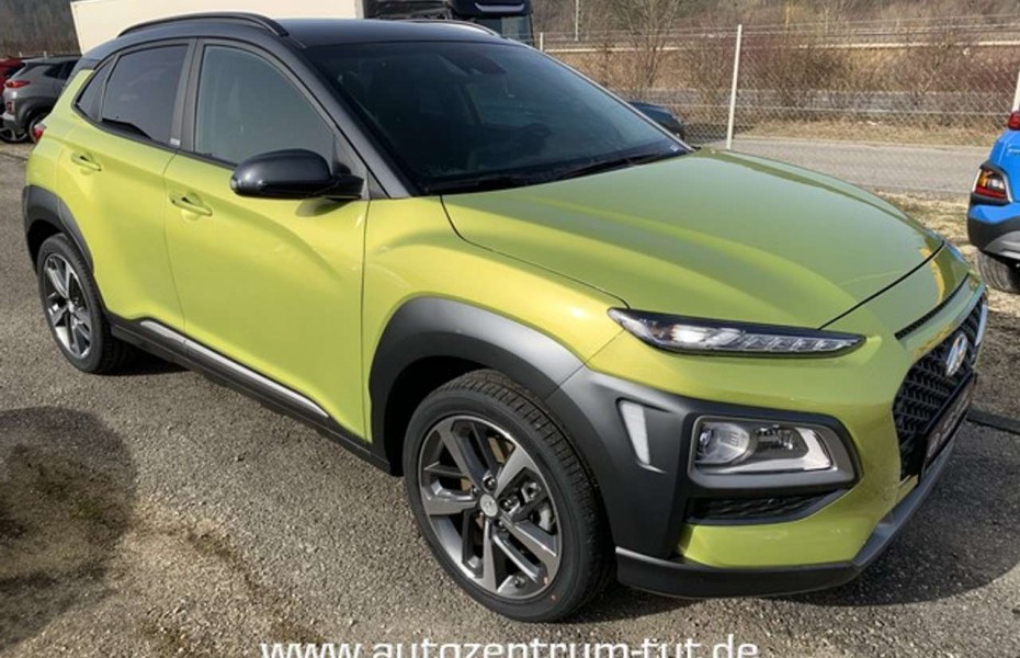 Hyundai Kona KONA 1.6 T-DCT Premium+Navi-+Sitz-P+ASCC+Dachlack