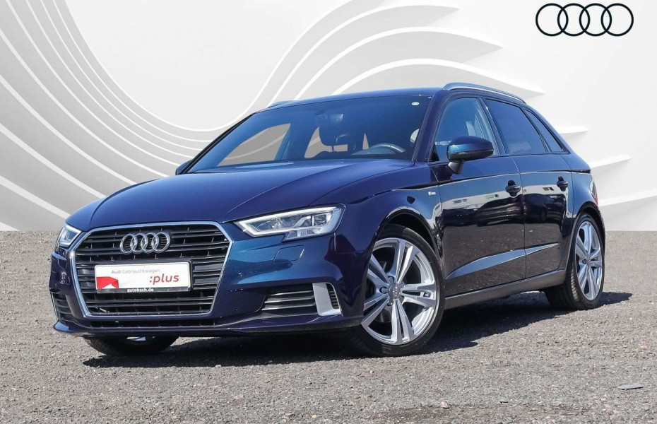 Audi A3 S line 1.5TFSI Stronic Navi LED GRA