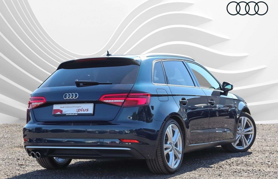 Audi A3 S line 1.5TFSI Stronic Navi LED GRA